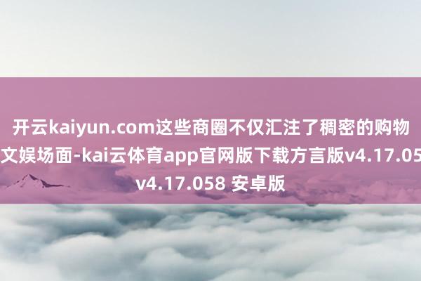 开云kaiyun.com这些商圈不仅汇注了稠密的购物、餐饮和文娱场面-kai云体育app官网版下载方言版v4.17.058 安卓版